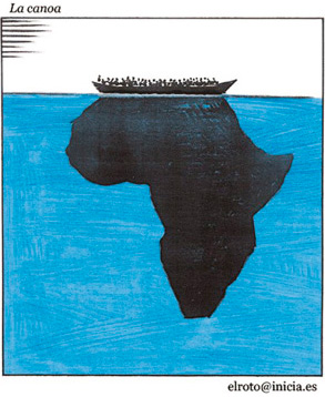 Viñeta de El Roto sobre inmigración